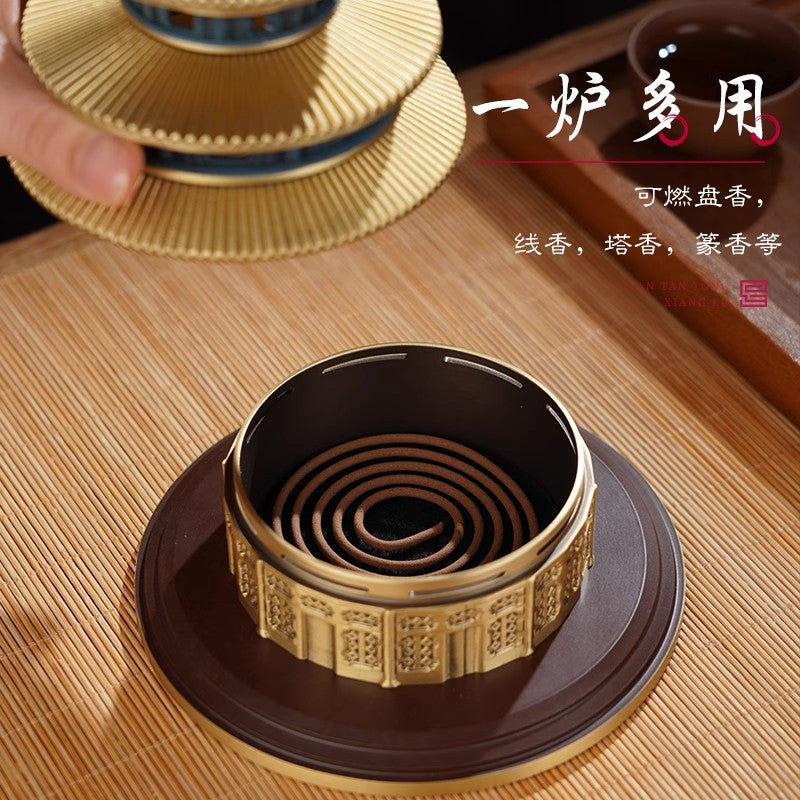 Pagoda Style Incense Burner - Temple of Heaven Edition