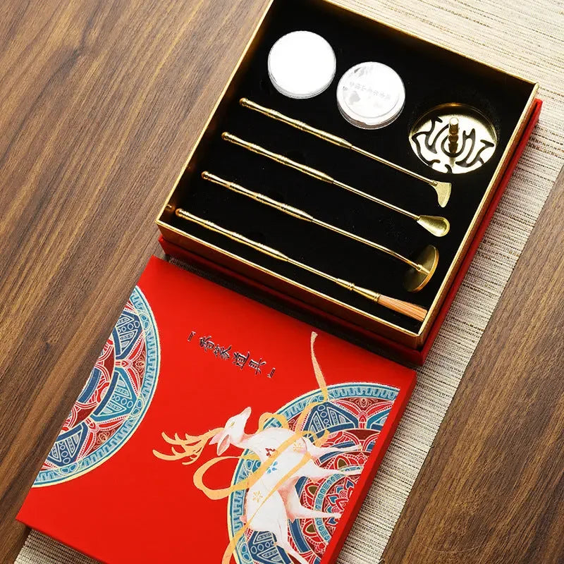Powder Incense Set Incense Seal Tools Set for Powdered Incense Rituals | NewZen