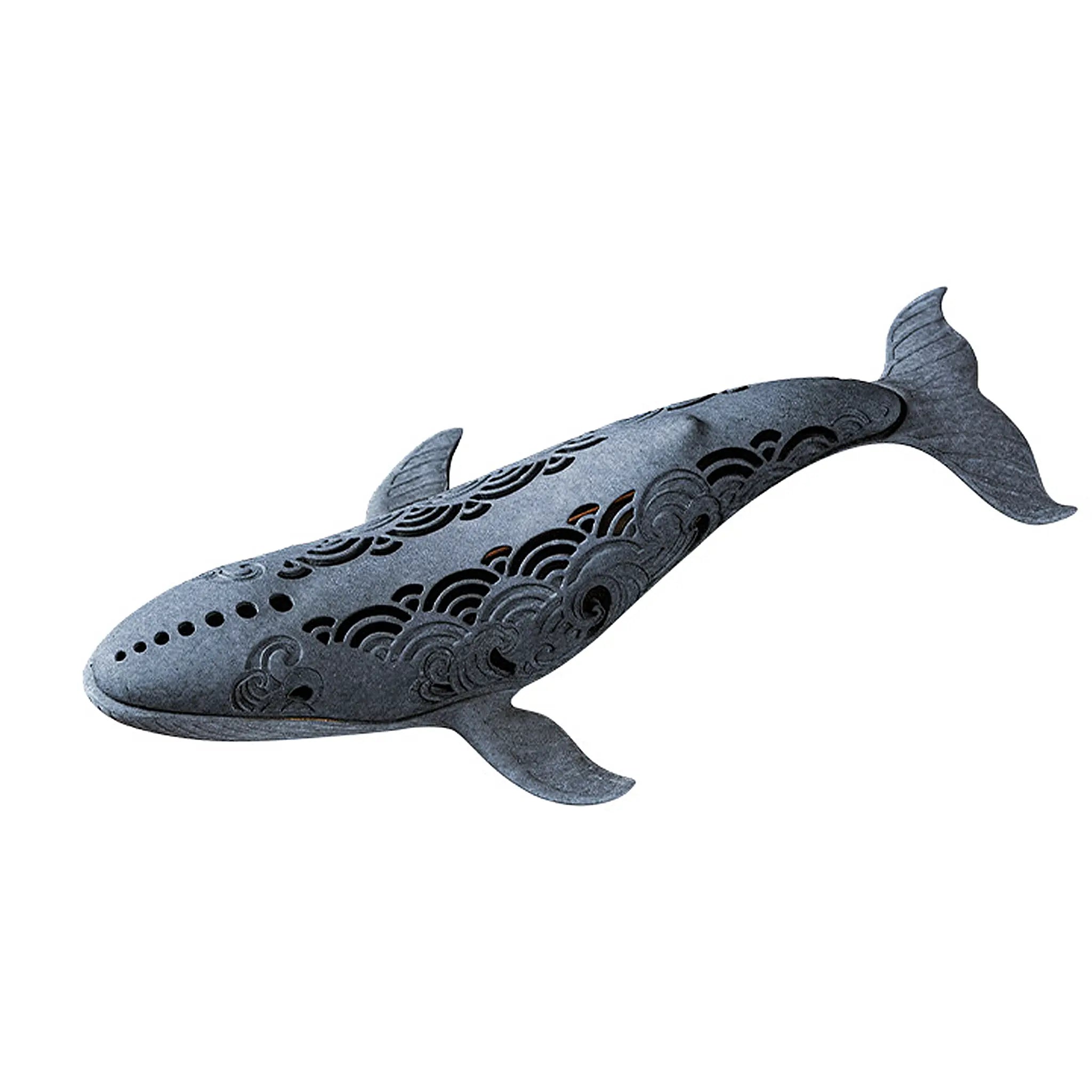 Whale Line Incense Burner - Alloy Material, Exquisite Craftsmanship NewZen