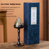 Odd Stone Bosan Incense Burner - Premium Brass Craftsmanship 丨 Liu Li Cover