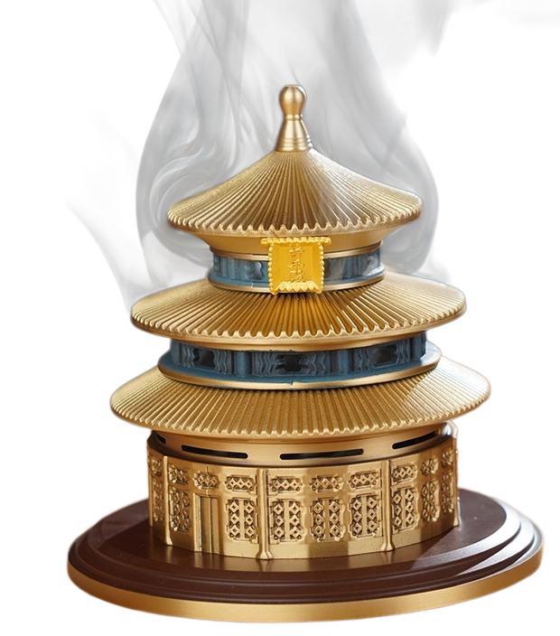 Pagoda Style Incense Burner - Temple of Heaven Edition